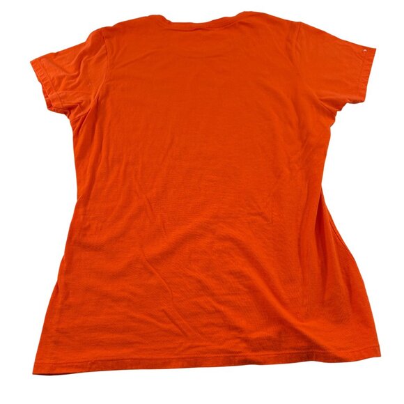 Unbranded Tiger Graphic T Shirt Women's size Medium Orange - Picture 2 of 3